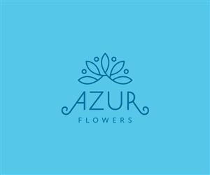 Logo Design by Greedin for Azur Flowers | Design: #5320647