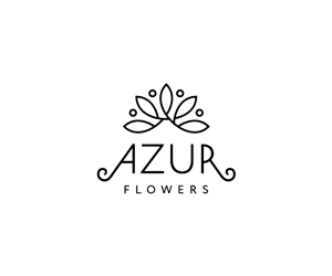 Logo Design by Greedin for Azur Flowers | Design: #5320753