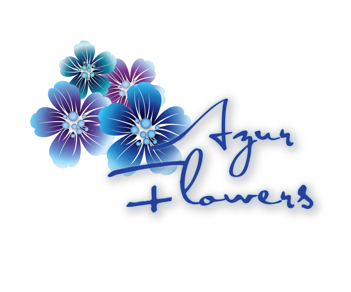 Logo Design by 2eVoke.com for Azur Flowers | Design #5288043