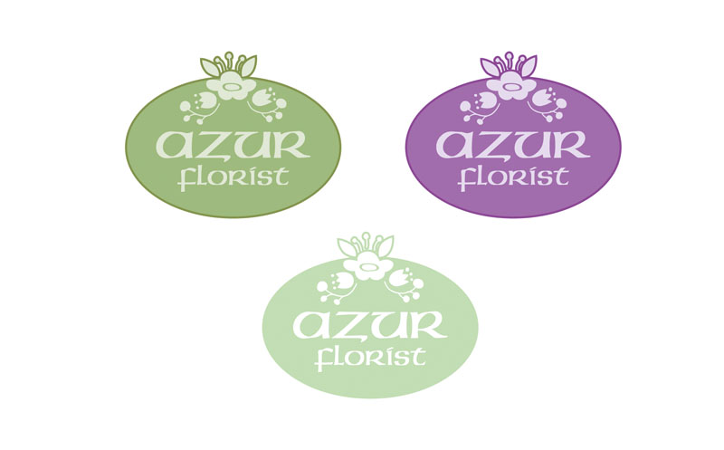 Logo Design by i-Design for Azur Flowers | Design #5289868