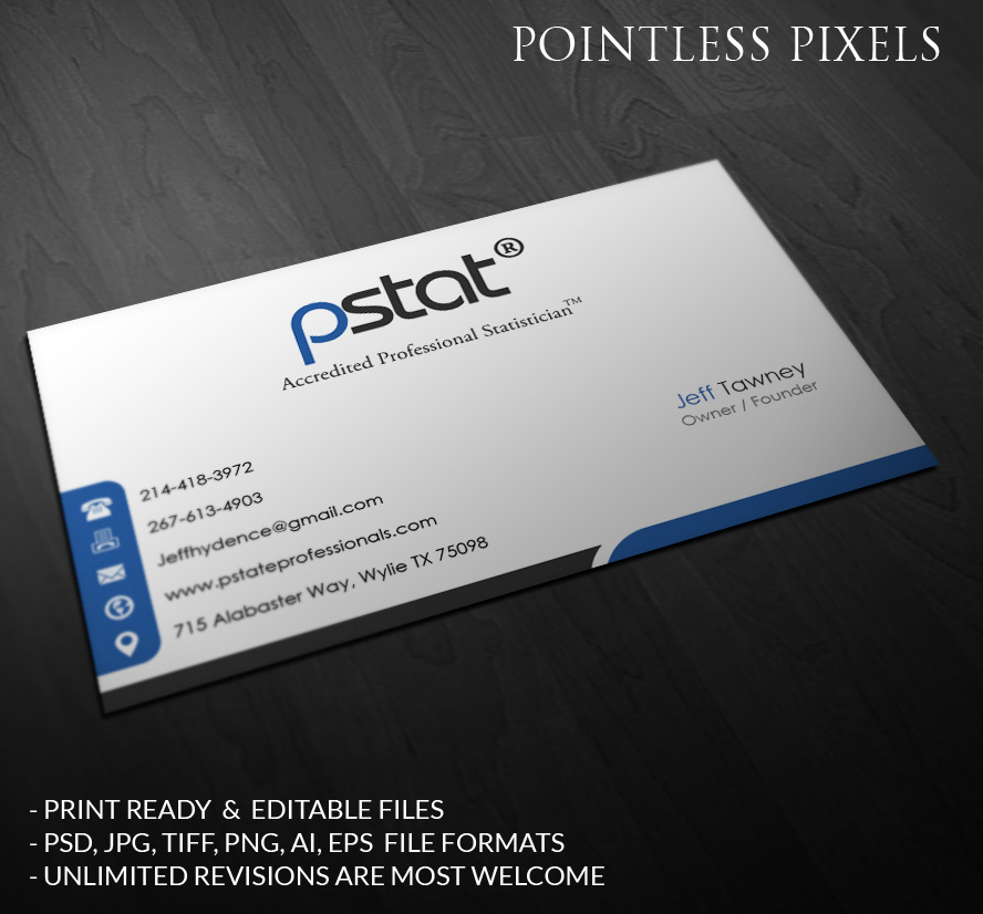 Business Card Design by Pointless Pixels India for this project | Design #5235620