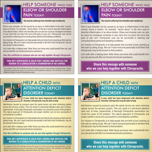 Chiropractic Condition Certificates | Grafik-Design von Akshar Shailesh