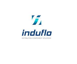 Induflo (logo) Distributing component solutions (tagline) | Logo Design by logomaniac