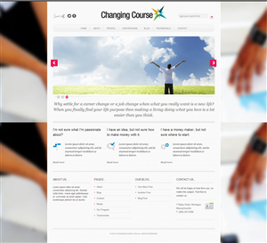 WordPress-Design von Cameron Reekie für AnswersWanted Inc | Design: #1494542
