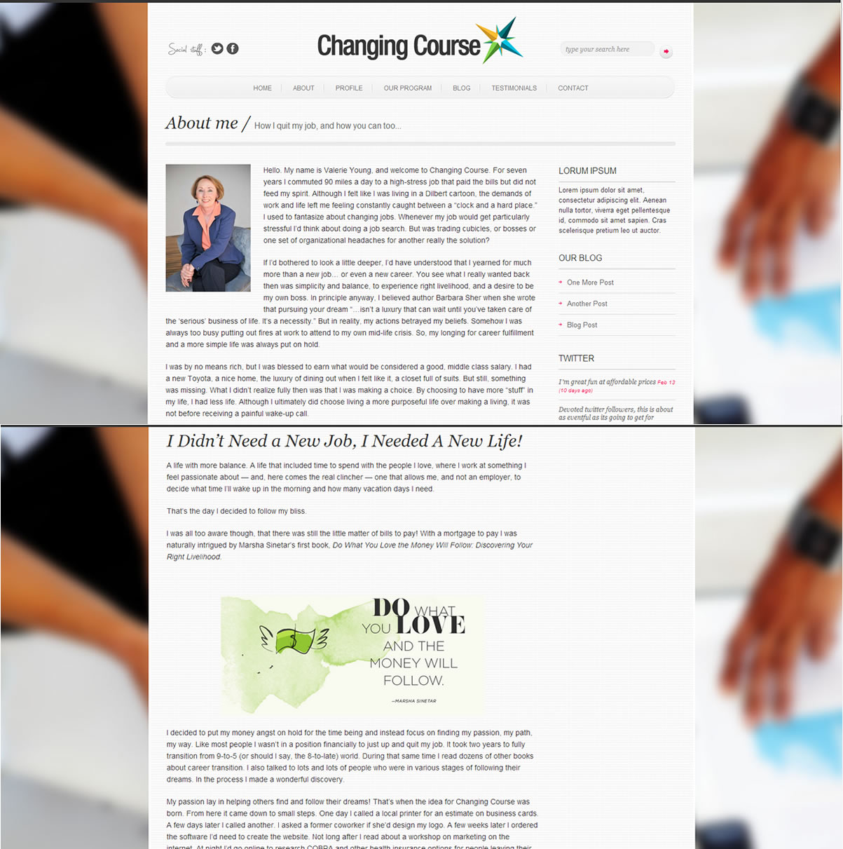 Diseño Wordpress por Cameron Reekie para AnswersWanted Inc | Diseño #1494552