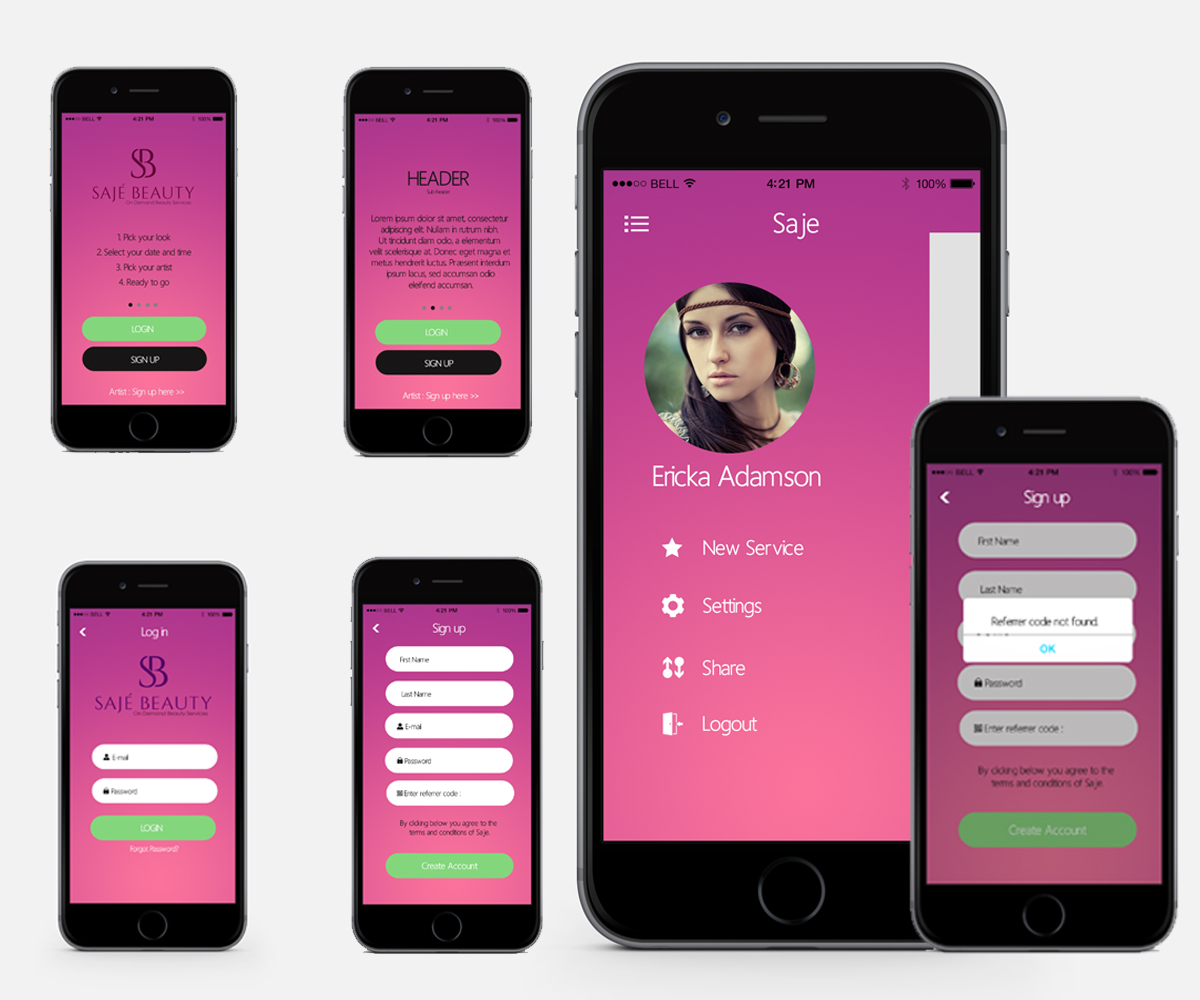 App Design by Navz for this project | Design #5239859