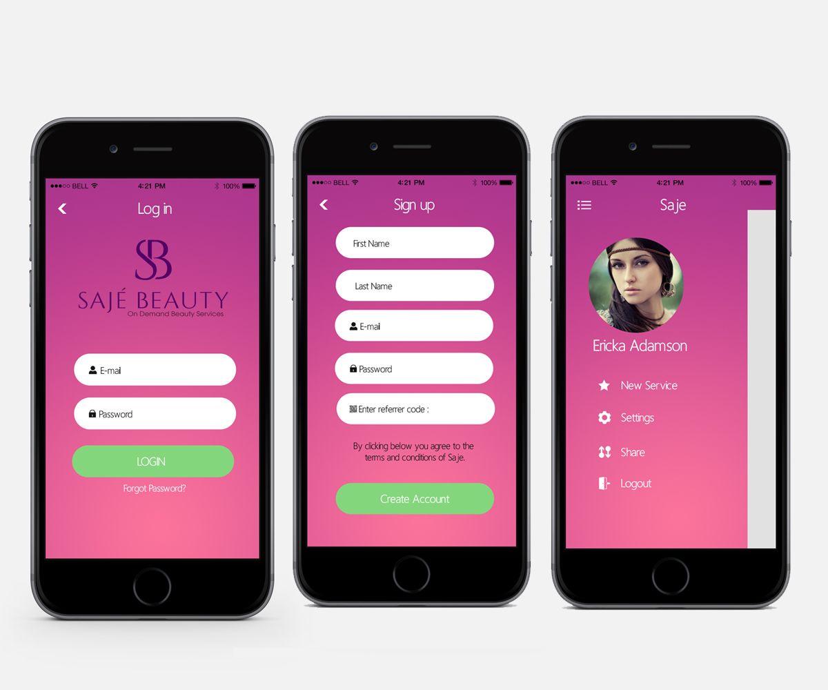 App Design by Navz for this project | Design #5247139