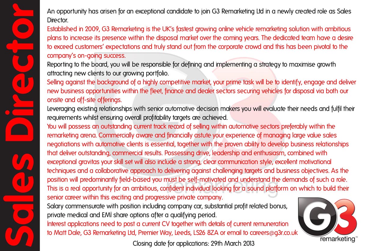 Diseño de Anuncio de Prensa por noelopan1955 para G3 Remarketing | Diseño #1461311