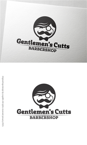 Gcutts  Gentlemen's Cutts Barbershop | Logo Design by pine design
