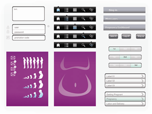 Mobile Application Icons/Buttons