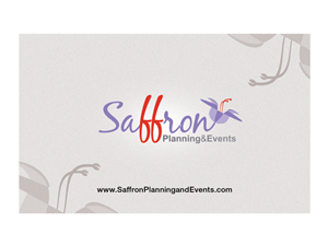 Business Card Design by Latest Design Ideas for Saffron Planning & Events | Design: #1465600