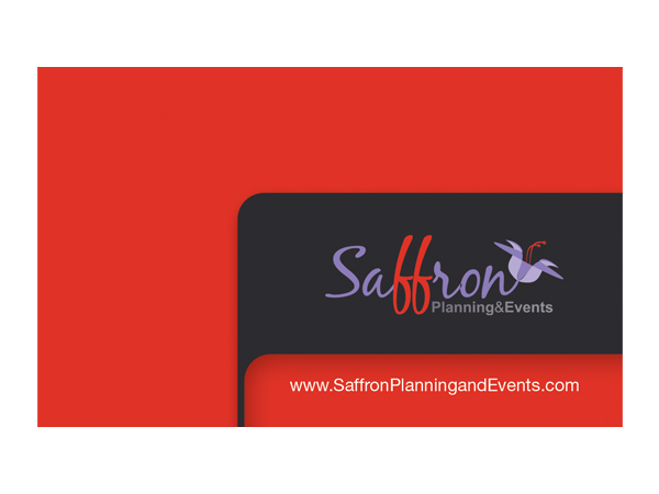Business Card Design by Latest Design Ideas for Saffron Planning & Events | Design #1465603