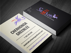 Business Card Design by HYPdesign for Saffron Planning & Events | Design: #1462061