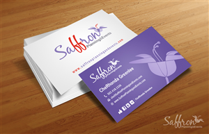 Business Card Design by Owaisias for Saffron Planning & Events | Design: #1464197