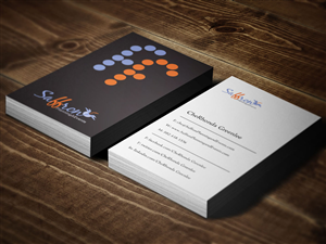 Business Card Design by Cristian Tomescu for Saffron Planning & Events | Design #1479625