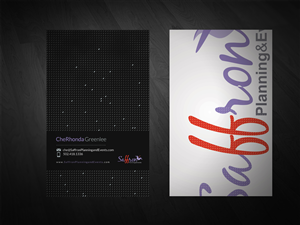 Business Card Design by San for Saffron Planning & Events | Design: #1469647