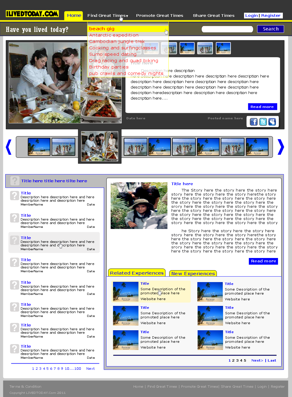 Diseño Web por troythem para este proyecto | Diseño #278054