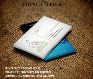 Business Card Design by Pointless Pixels India for this project | Design: #5245042