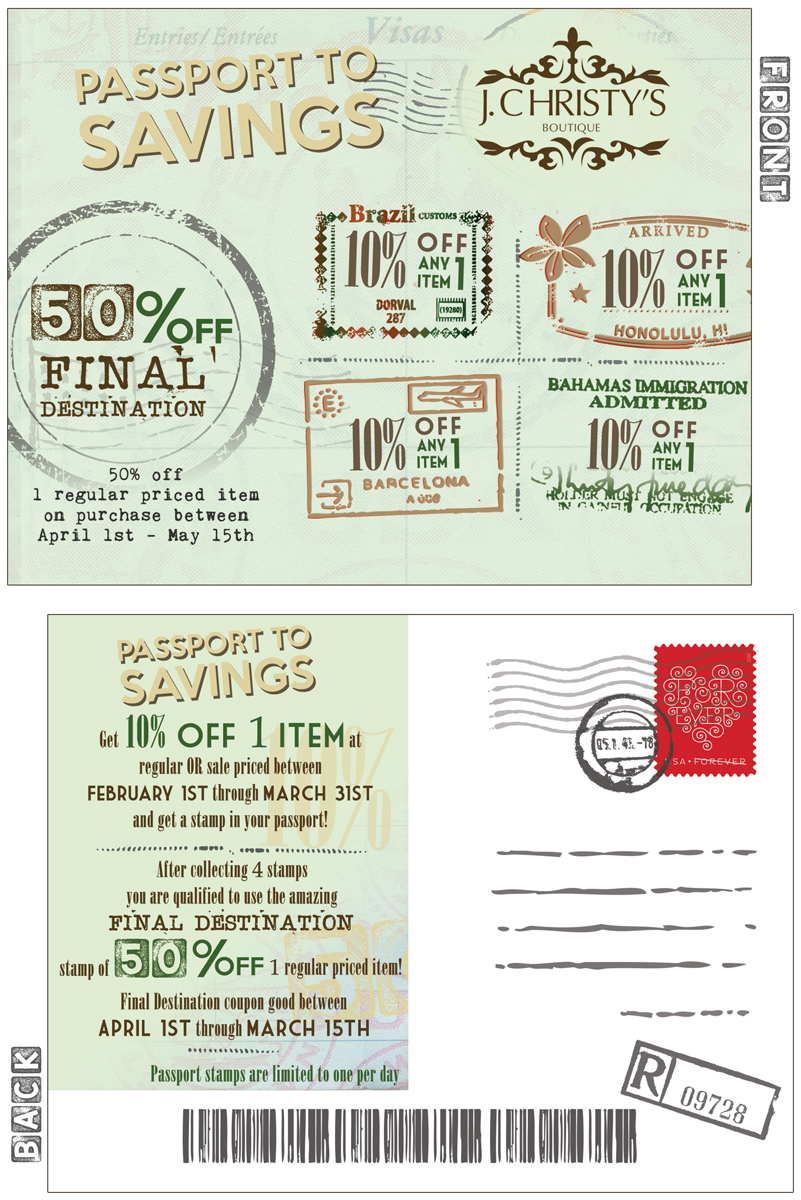 Postcard Design by Tomi and Edó for this project | Design #5265973