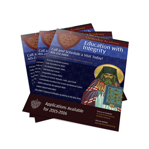 Flyer Design by FOX for St. John of SF Orthodox Academy | Design: #5276248