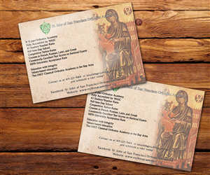 Flyer Design by JessicaLow for St. John of SF Orthodox Academy | Design: #5267685