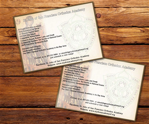 Flyer Design by JessicaLow for St. John of SF Orthodox Academy | Design: #5267774