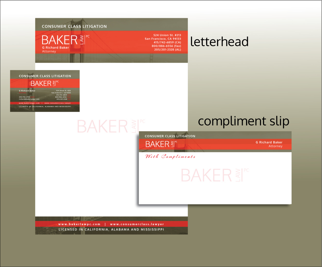 Design En-Tête par GGV pour Baker law PC | Design #5253038