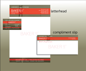 Letterhead Design by GGV for Baker law PC | Design: #5253038