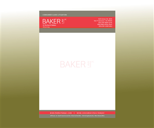 Letterhead Design by GGV for Baker law PC | Design: #5253312