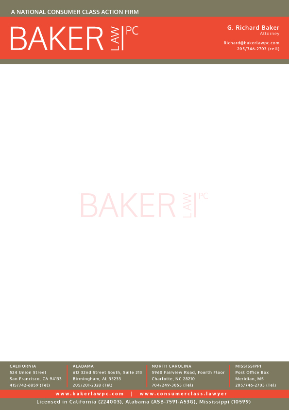 Design En-Tête par GGV pour Baker law PC | Design #5260802