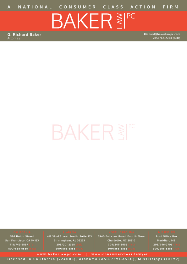 Design En-Tête par GGV pour Baker law PC | Design #5261321