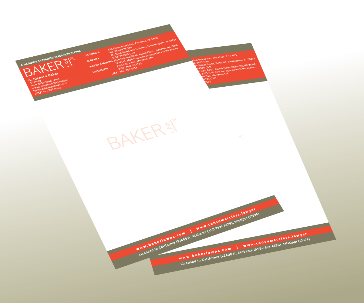 Design En-Tête par GGV pour Baker law PC | Design #5262253