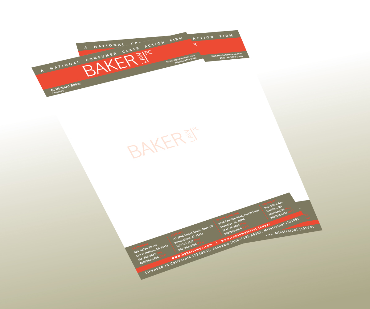 Design En-Tête par GGV pour Baker law PC | Design #5262264