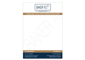 Briefkopf-Design von Cyan Designs für Baker law PC | Design: #5246194