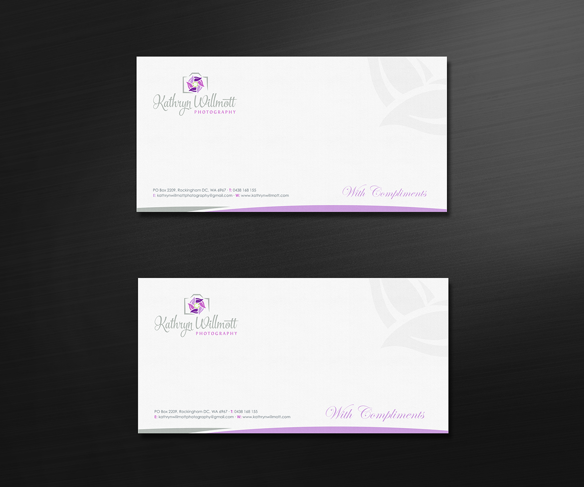 Graphic Design by logodentity for Kathryn Willmott Photography | Design #5337868