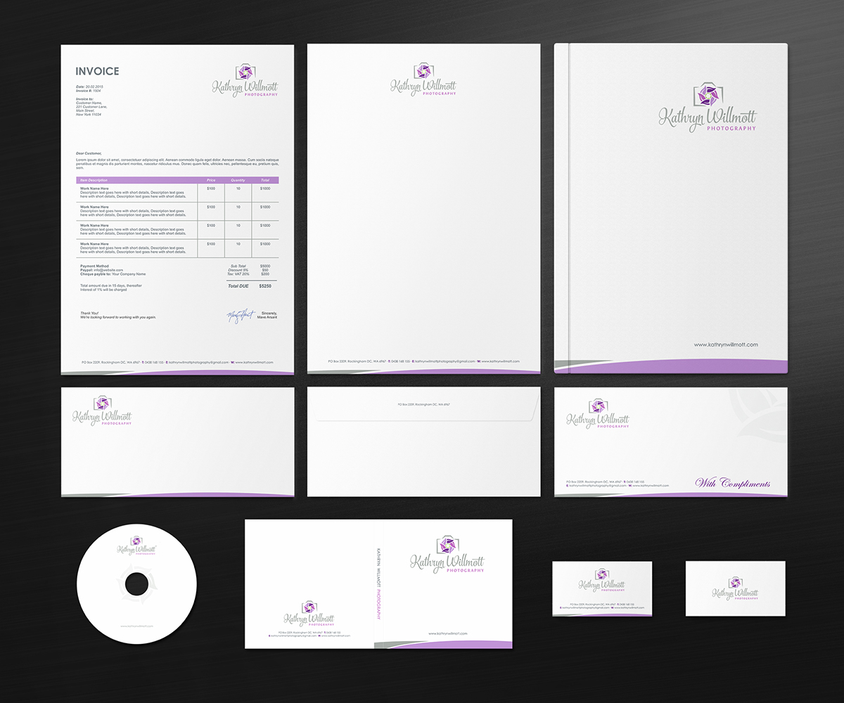 Design Graphique par logodentity pour Kathryn Willmott Photography | Design : #5380239