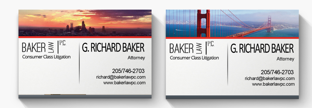 Visitenkarten-Design von IgorShcherbakov für Baker law PC | Design #5244191
