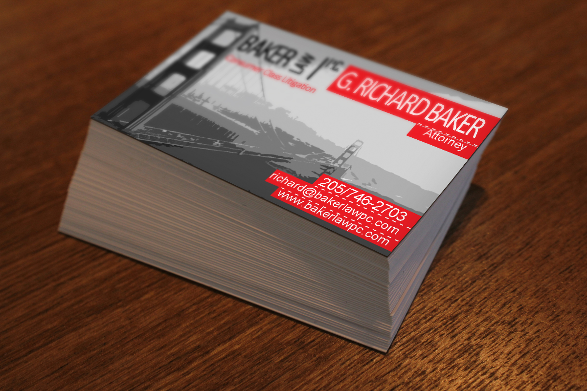 Business Card Design by IgorShcherbakov for Baker law PC | Design #5244195