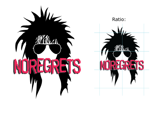 Logo Design by neeno128 for No Regrets | Design #5271845