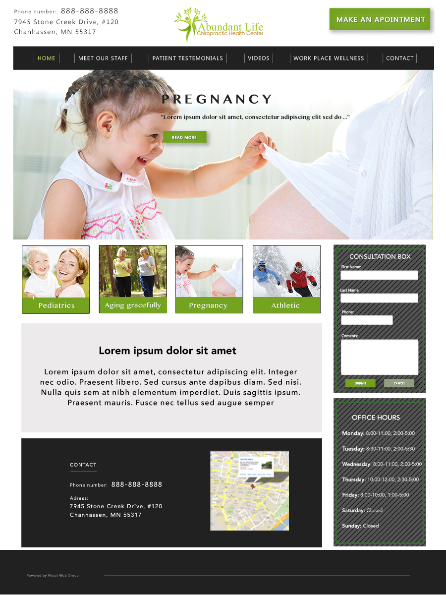 Web Design by CreativeMoth for this project | Design #5251452