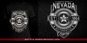 Nevada's Battle Born Outfitters needs a t-shirt design | T-shirt Design by Jonya
