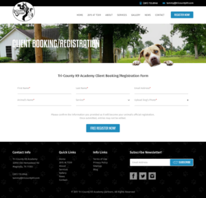 Dog Boarding and Training Kennel needs updated Web Site | Web Design by RupalTechno