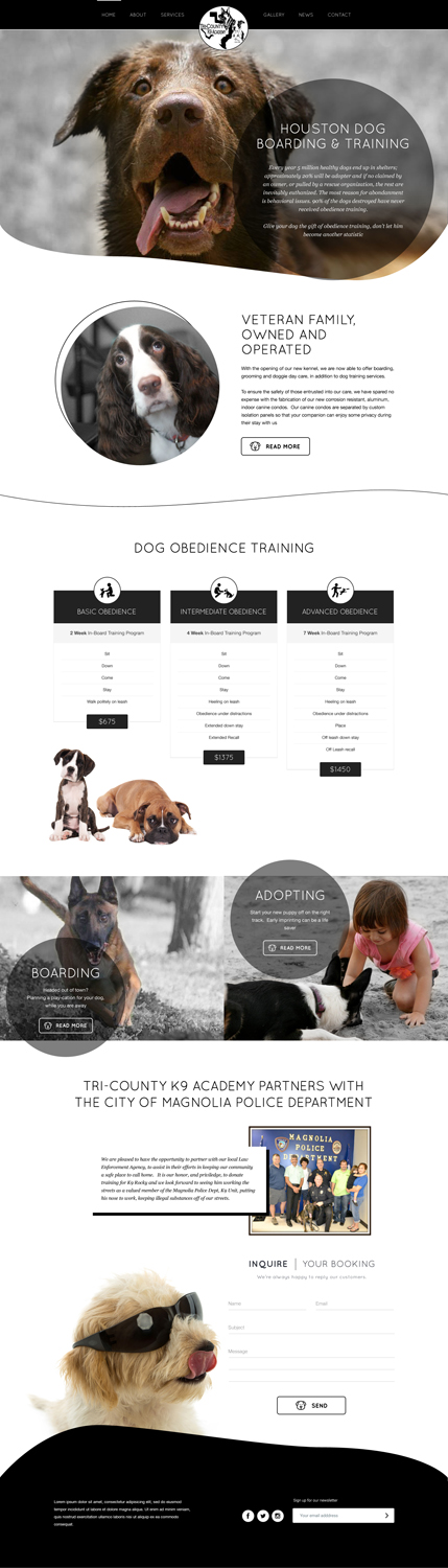 Web Design by Lauren for Southeast Texas Labrador Retriever Rescue | Design #14231510