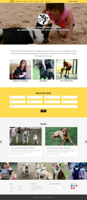 Web Design by pb for Southeast Texas Labrador Retriever Rescue | Design: #14196077