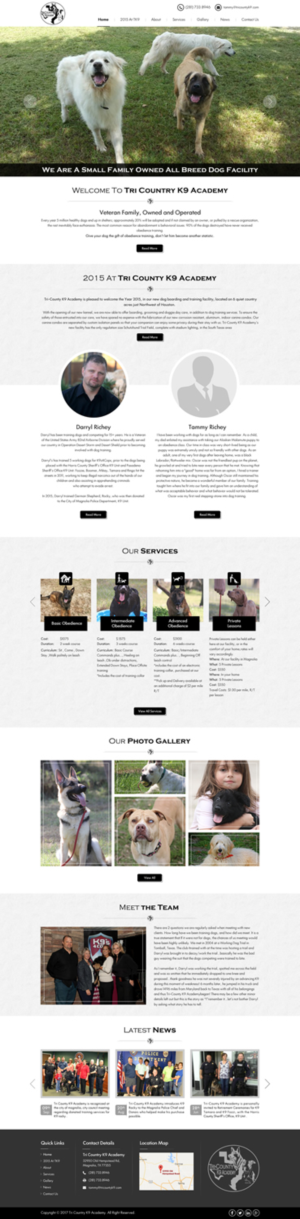 Dog Boarding and Training Kennel needs updated Web Site | Web Design by Sbss