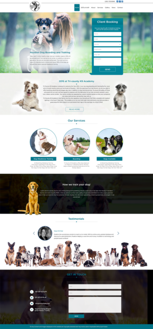 Web Design par Kingdom Vision pour Southeast Texas Labrador Retriever Rescue | Design #14237162