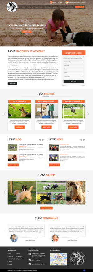 Web Design by jdv for Southeast Texas Labrador Retriever Rescue | Design: #14204152