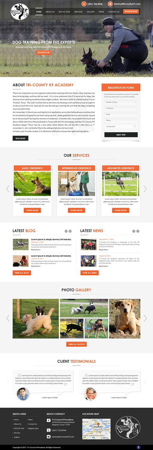 Web Design by jdv for Southeast Texas Labrador Retriever Rescue | Design #14204153
