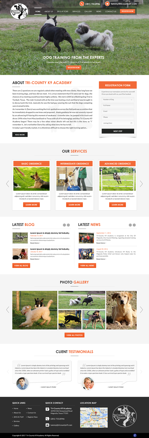 Web Design by jdv for Southeast Texas Labrador Retriever Rescue | Design #14204154