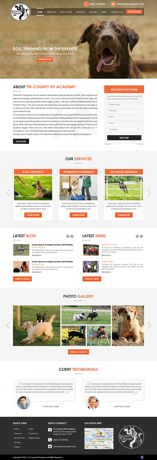 Web Design by jdv for Southeast Texas Labrador Retriever Rescue | Design #14204155